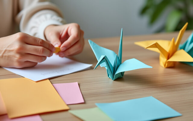 découvrez notre guide pas à pas pour apprendre à plier vos propres grues en origami, une activité créative et relaxante accessible à tous.