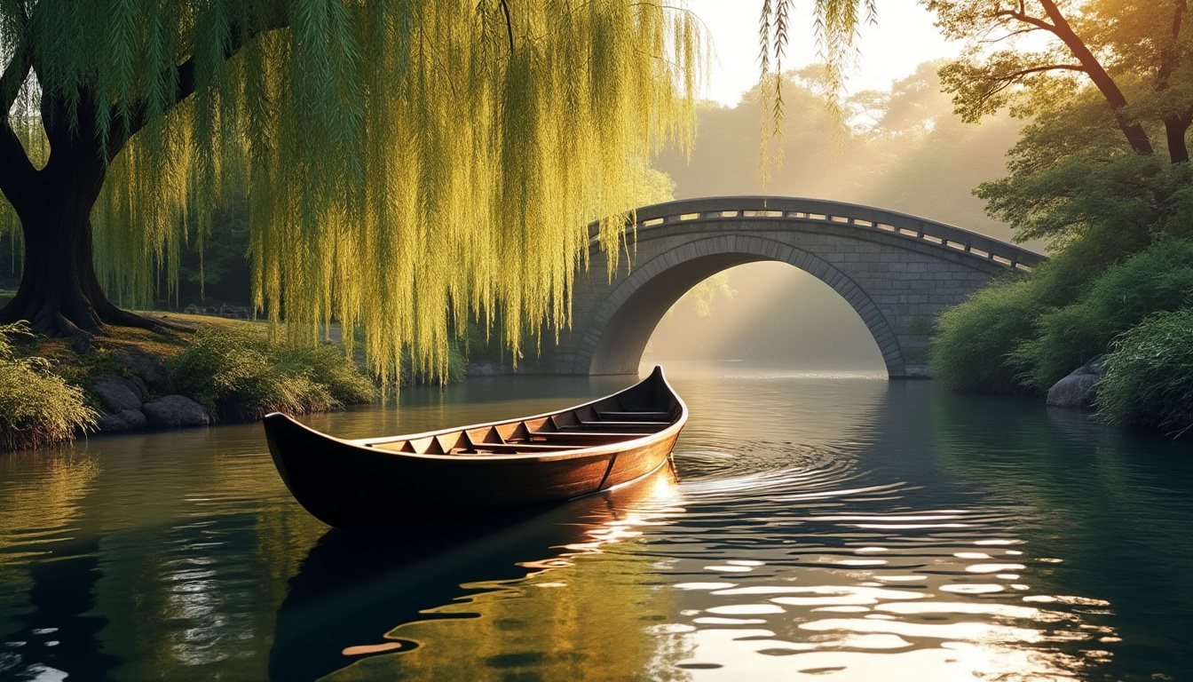 découvrez une croisière paisible en barque traditionnelle à yanagawa, en naviguant à travers ses canaux pittoresques pour une expérience authentique et relaxante.