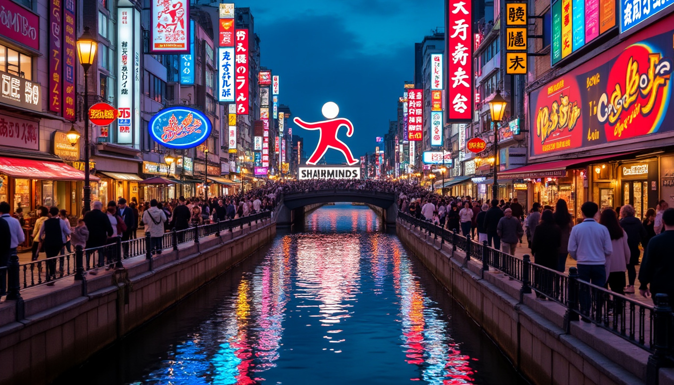 plongez dans l'effervescence de dotonbori à osaka avec la route du japon et explorez la richesse culturelle japonaise au cœur de ce quartier vibrant.