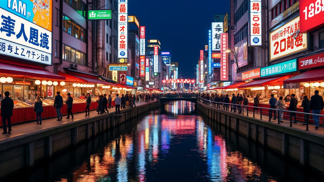 découvrez le quartier vibrant de dotonbori à osaka avec la route du japon, un voyage immersif au cœur de la culture japonaise alliant saveurs, divertissements et traditions.