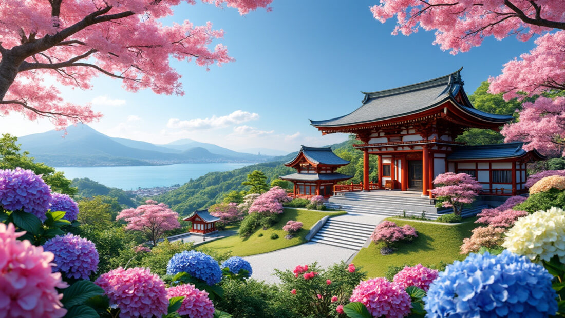 découvrez hase-dera, un sanctuaire japonais célèbre pour ses magnifiques fleurs et ses panoramas enchanteurs, offrant un havre de paix et de beauté naturelle.