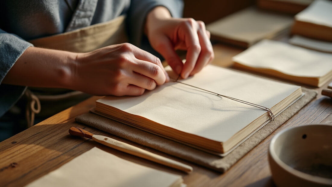 découvrez l'art ancestral de la reliure japonaise traditionnelle, une technique unique alliant esthétique et savoir-faire pour sublimer vos créations.