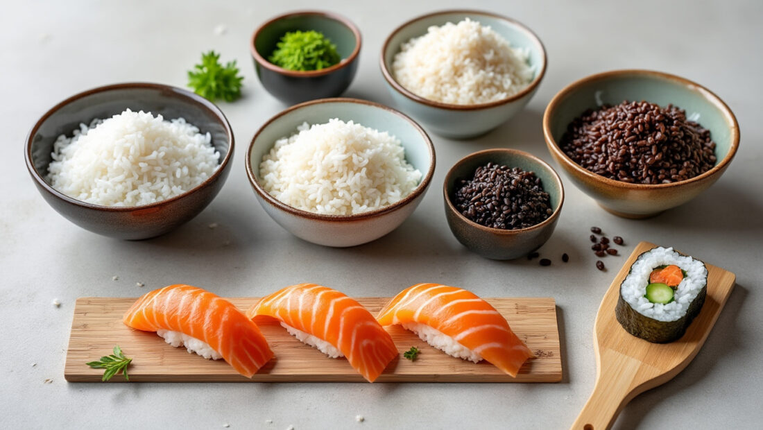 découvrez les variétés de riz à sushi, leurs caractéristiques et nos conseils pour choisir et préparer le riz idéal pour des sushis parfaits.