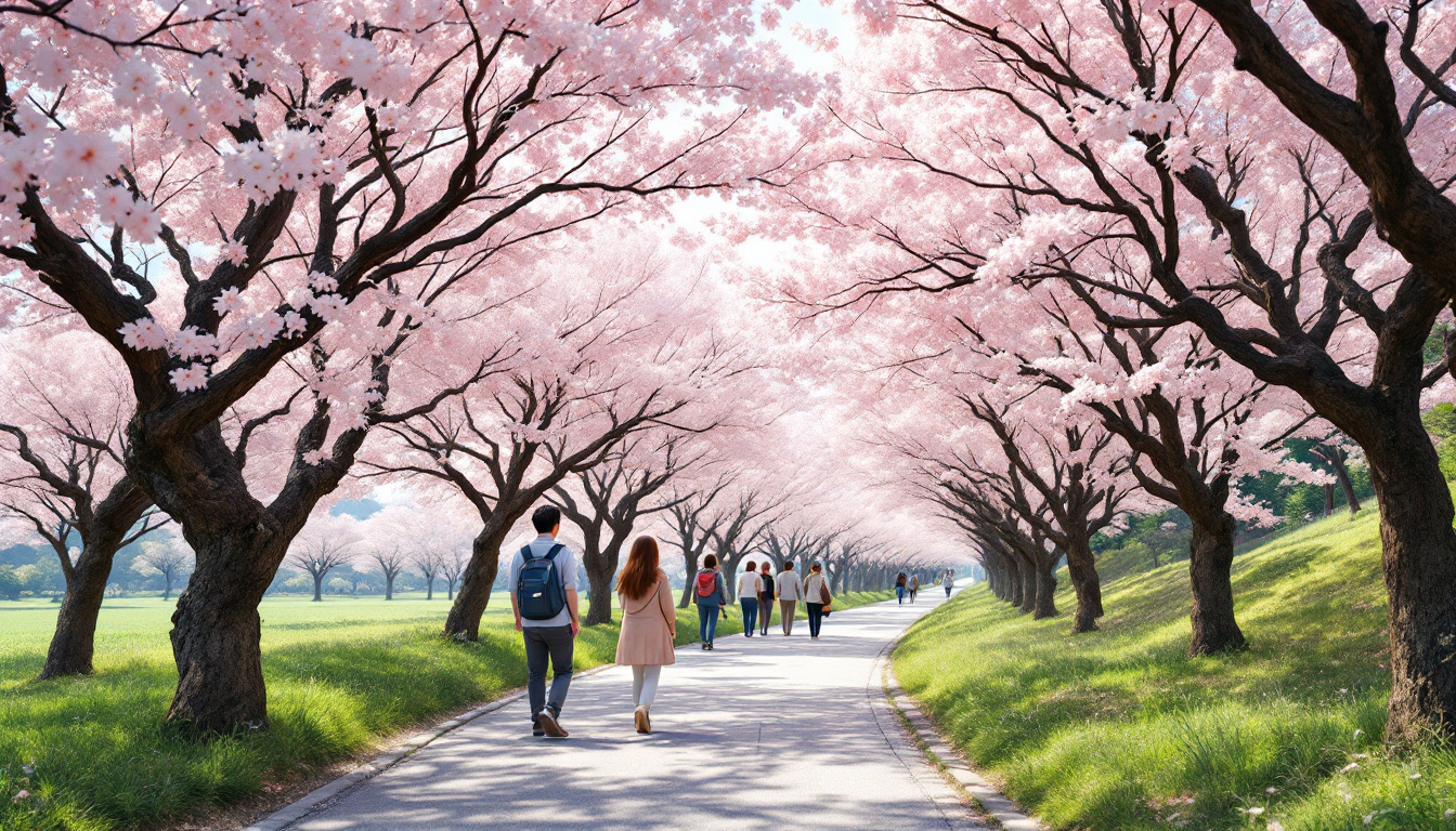 découvrez le printemps au japon, une saison magique où les cerisiers en fleurs transforment les paysages et invitent à célébrer le hanami.