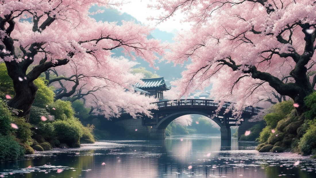 dĂ©couvrez le printemps au japon, une saison magique oĂč les cerisiers en fleurs parent les paysages de rose et invitent Ă cĂ©lĂ©brer le hanami.