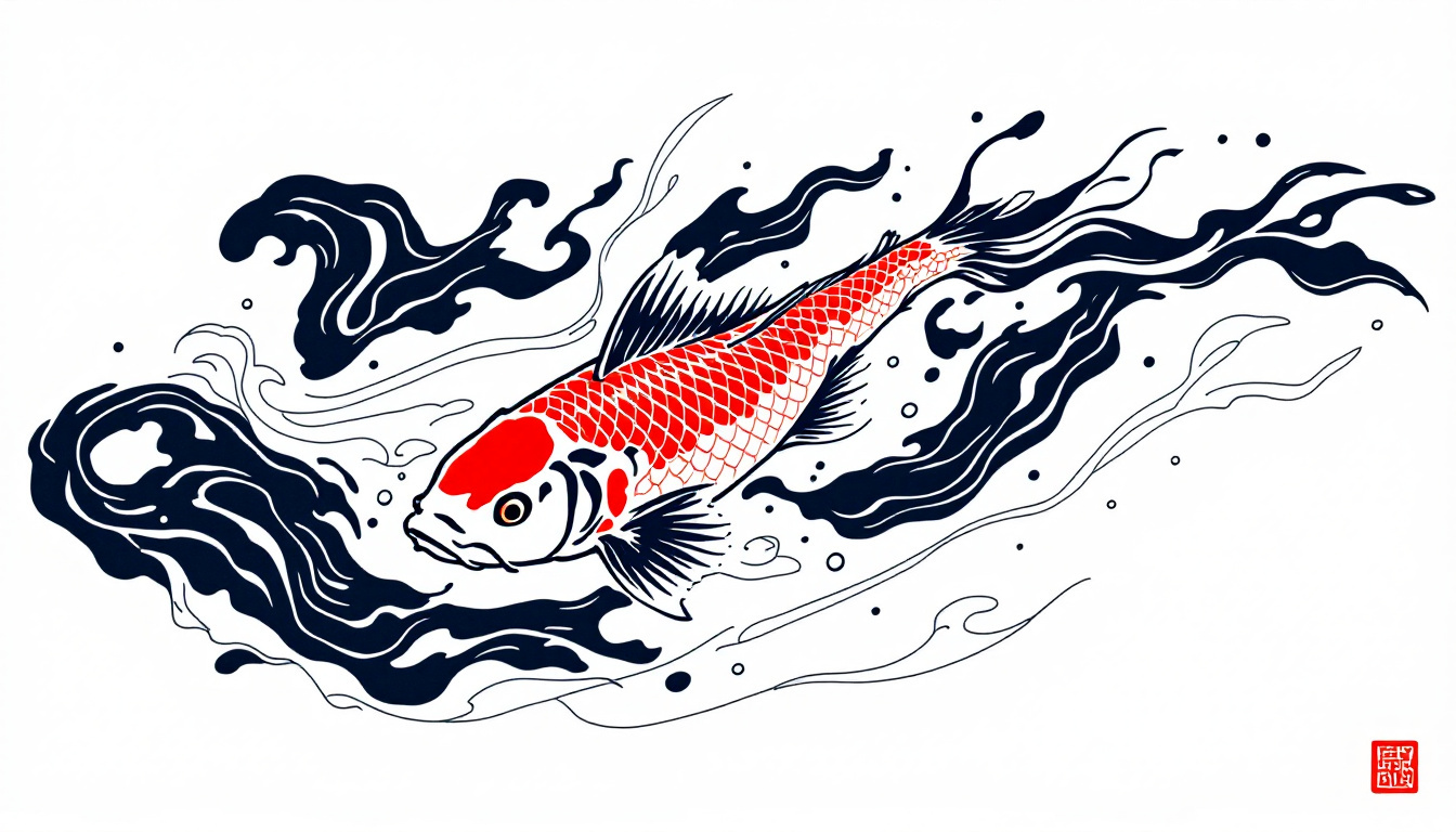 découvrez la symbolique de la carpe koi dans le tatouage japonais : un emblème de persévérance, de courage et de transformation personnelle.