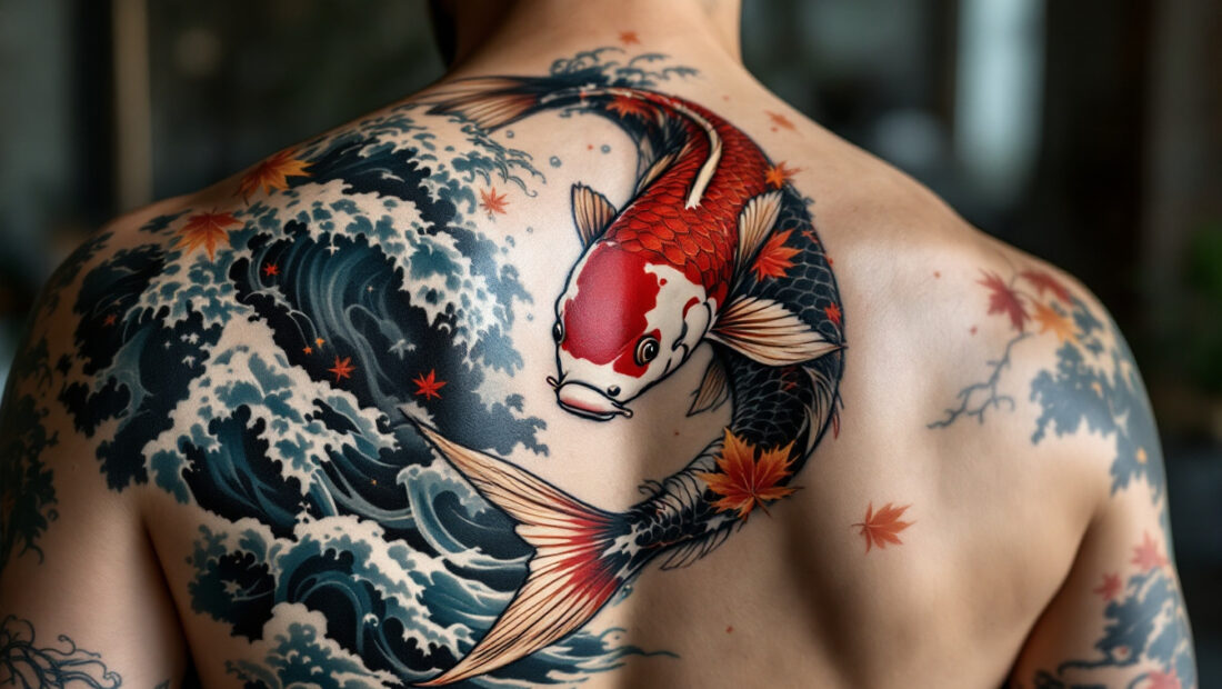 découvrez la signification du tatouage japonais de la carpe koi, symbole de persévérance, de courage et de transformation.