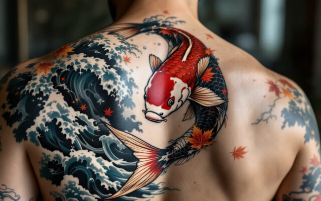 découvrez la signification du tatouage japonais de la carpe koi, symbole de persévérance, de courage et de transformation.