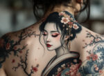 découvrez la geisha en tatouage japonais : un motif raffiné qui évoque l’élégance, le mystère et la richesse des traditions nippones.