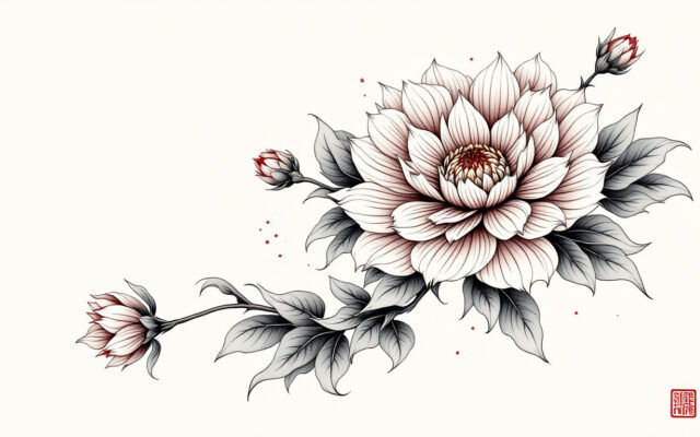 découvrez la symbolique du chrysanthème en tatouage japonais : élégance, longévité et renouveau se mêlent dans un motif riche en histoire et en signification.